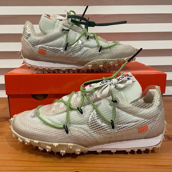 NIKE OFF-WHITE WAFFLE RACER Women’s Size 8/Men’s Size 6.5 CD8180-100 - Picture 5 of 11